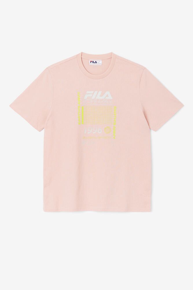 Fila Kosala Coral T-Shirt Mens - NZ 08256-DBMG